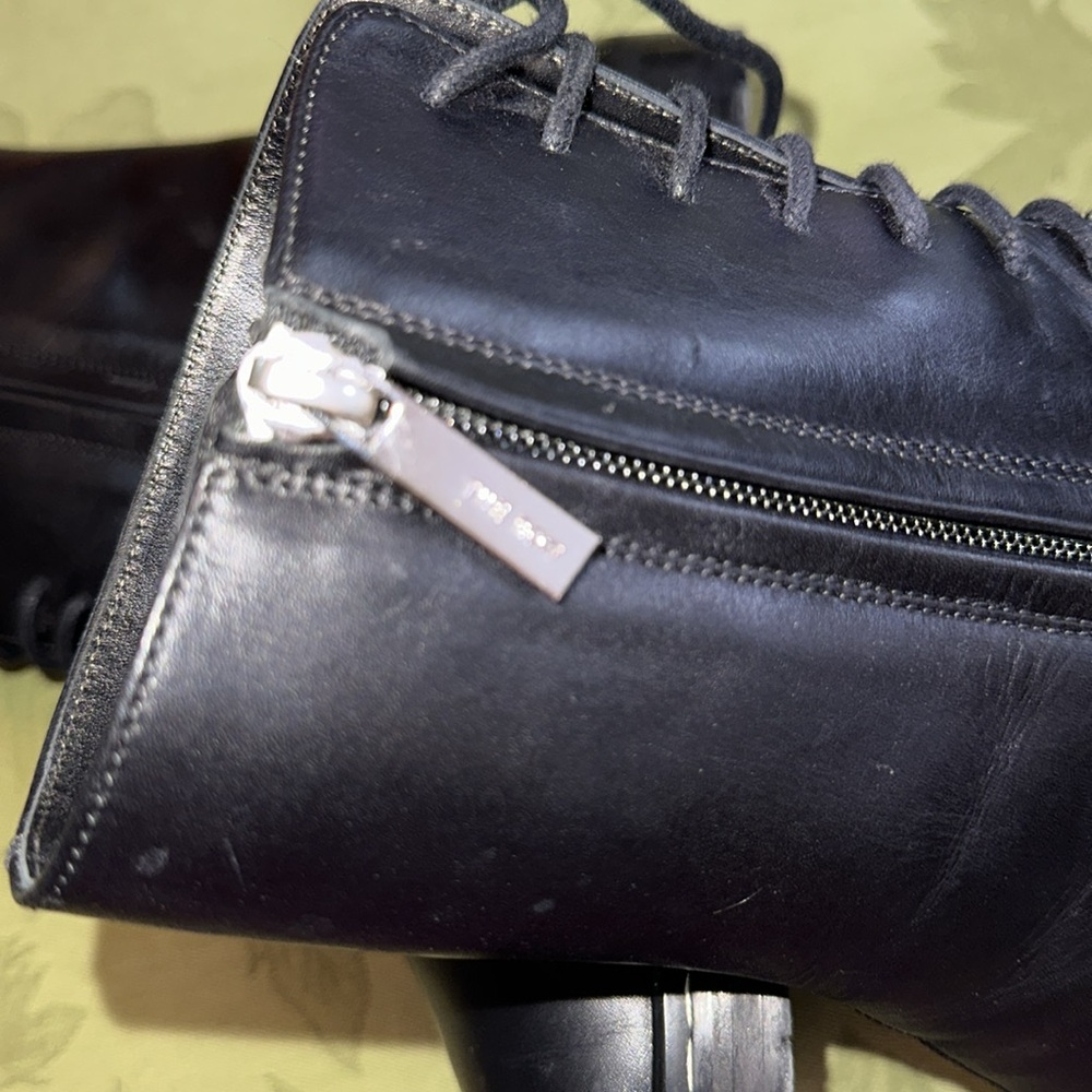 The ROW black leather boot - Picture 5 of 11